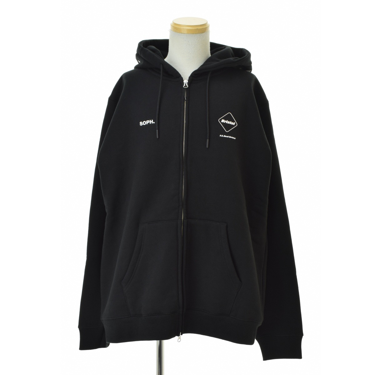 F.C.R.B. ブリストル スウェットパーカー ブラック M ジップ不良 ブランド古着】F.C.R.B. / F.C.Real Bristol / エフシーアールビー