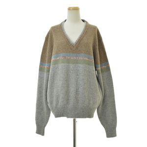 IZOD LACOSTE / �������åɥ饳���� 70s〜80s �崬���� V�ͥå� ������륦���� Ĺµ�˥åȥ������� 