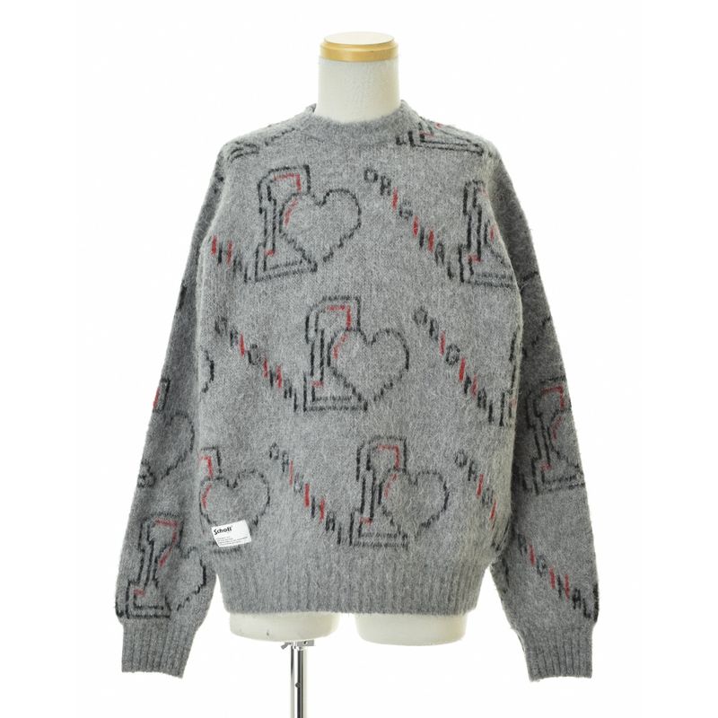 Schott / ����å� 782-4240001 SHAGGY KNIT ORIGINAL HEART Ĺµ�˥åȥ������� 