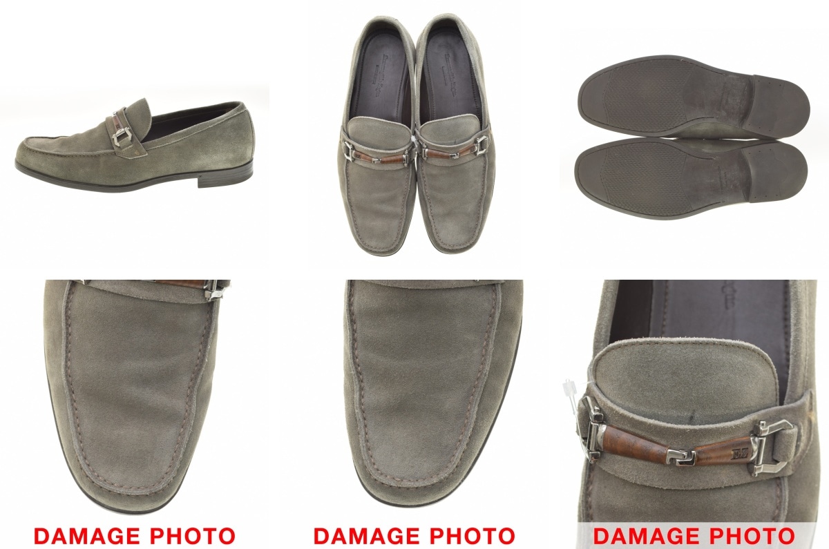 ゼニア ZEGNA ローファー ベージュ系 EU7 新品未使用 ゼニア ZEGNA