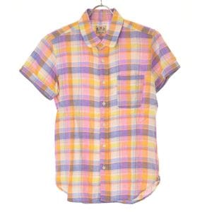 TMT / �ƥ�������ƥ��� FRENCH LINEN �ե�����ͥ� �����å� Ⱦµ����� 
