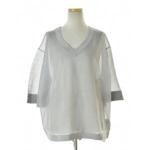 CLANE / ����� 24SS 16106-2152 SHEER VNECK KNIT TOPS Ⱦµ�˥å� 