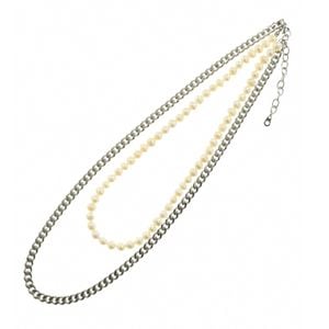 Chains Pro Dainty Choker Cuban Chain with Pearl �ѡ���ǥ������������ �ͥå��쥹 