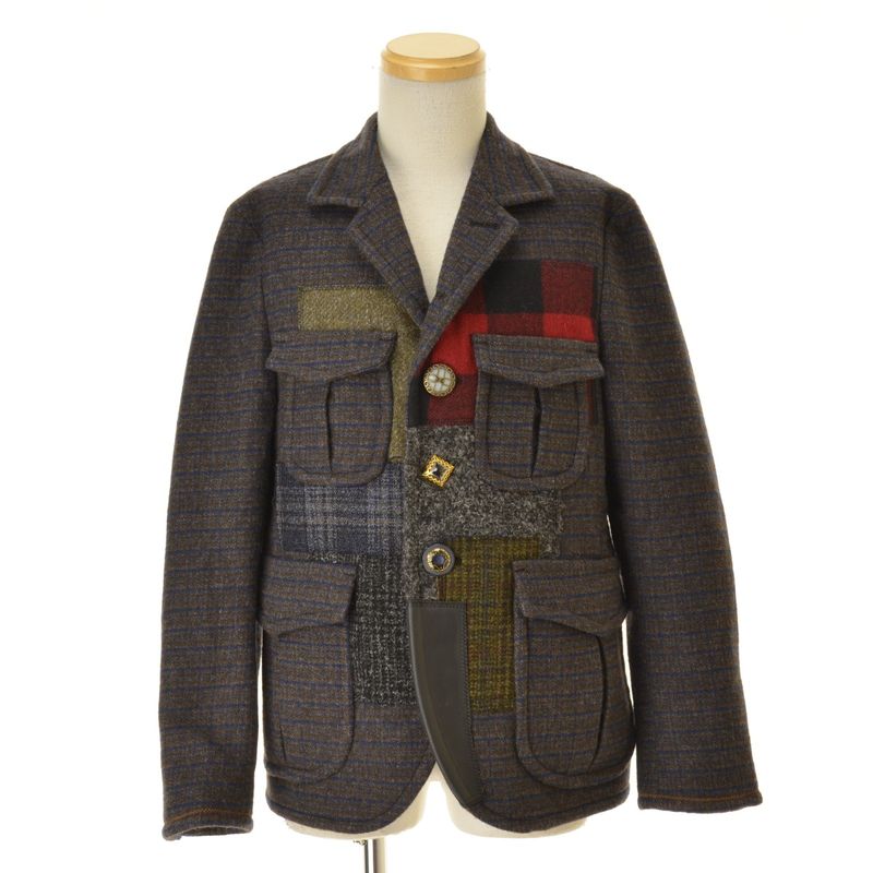JUNYA WATANABE MAN / ������勵�ʥ� ����ǥ���륽�� �ޥ� 26AW AD2026 WR-J010 �ѥå���� ������ܥ��� �����른�㥱�å� 
