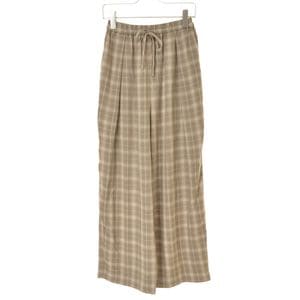FLORENT / �ե������� 2302F04005 CHECK EASY WIDE PANTS �����å����������磻�� �ѥ�� 