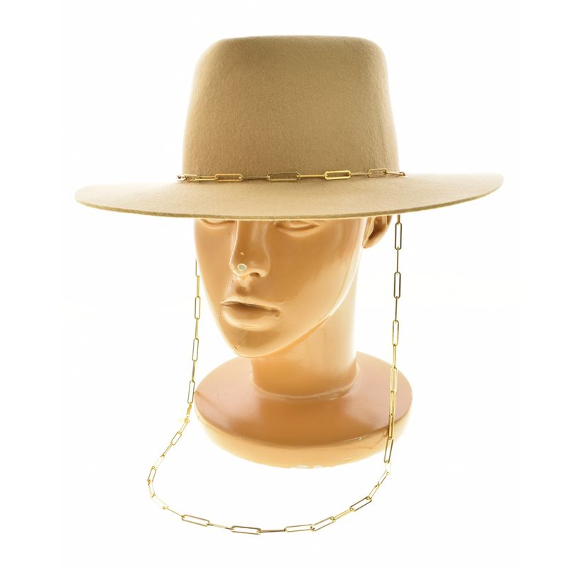 VAN PALMA / ������ �ѥ�� Spick&Span �谷�� WOOL FELT HAT GOLDPLATED CHAIN ������ե���� �������� �ϥå� 