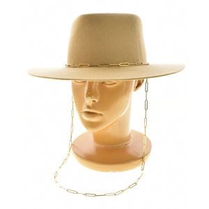 VAN PALMA / ������ �ѥ�� Spick&Span �谷�� WOOL FELT HAT GOLDPLATED CHAIN ������ե���� �������� �ϥå� 