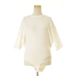 KANAKO SAKAI KS2401096 ORGANIC COTTON RIPPED BODYSUIT ���᡼���ù� ȾµT����� 