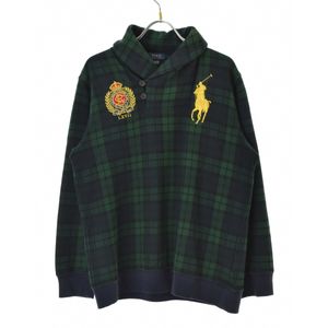 POLO RALPH LAUREN / �ݥ� ���ե������ �֥�å������å��� BIG�ݥˡ� ���硼�륫�顼 Ĺµ�������å� 