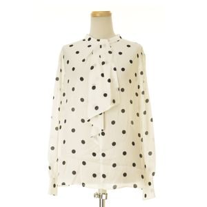 theory luxe / �����꡼��奯�� 03-6108275 Willow Polka Dot Grace Blouse �ݥ륫�ɥå��� ��åե륿���ͥå� Ĺµ�֥饦�� 