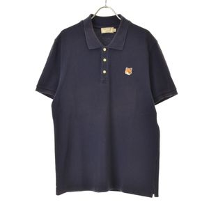 MAISON KITSUNE / �᥾�� ���ĥ� FU00203KJ7007 FOX HEAD PATCH CLASSIC POLO SHIRT Ⱦµ�ݥ������ 