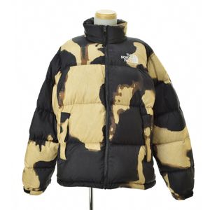 SUPREME �� THE NORTH FACE / ����ץ꡼�� �� �Ρ����ե����� 21AW ND52100I Bleached Denim Print Nuptse Jacket �����󥸥㥱�å� 