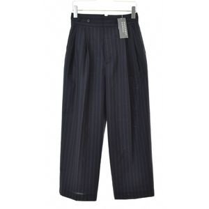 MARGARET HOWELL �� FOX BROTHERS / �ޡ�����åȥϥ����� �� �ե��å����֥饶���� 26AW 5786242202 WIDE STRIPE WOOL TROUSERS ������ѥ�� 