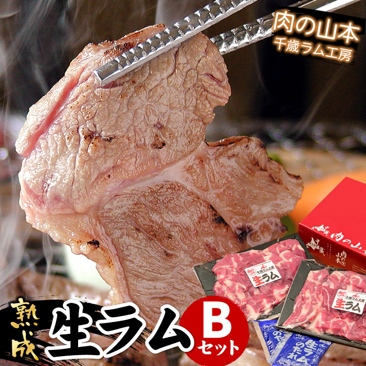 生ラムBセット(冷凍)400g(焼肉・ジンギスカン)【千歳ラム工房】【北海道 肉の山本】