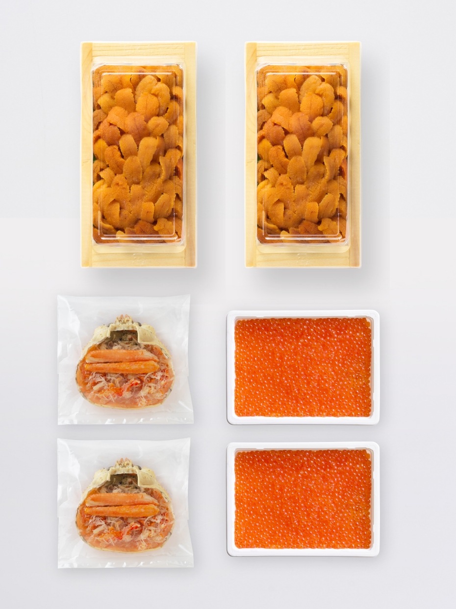 〈Kani-to特撰〉海鮮宝箱 3種詰合せ2セット ※Kani-to特製かに酢付き