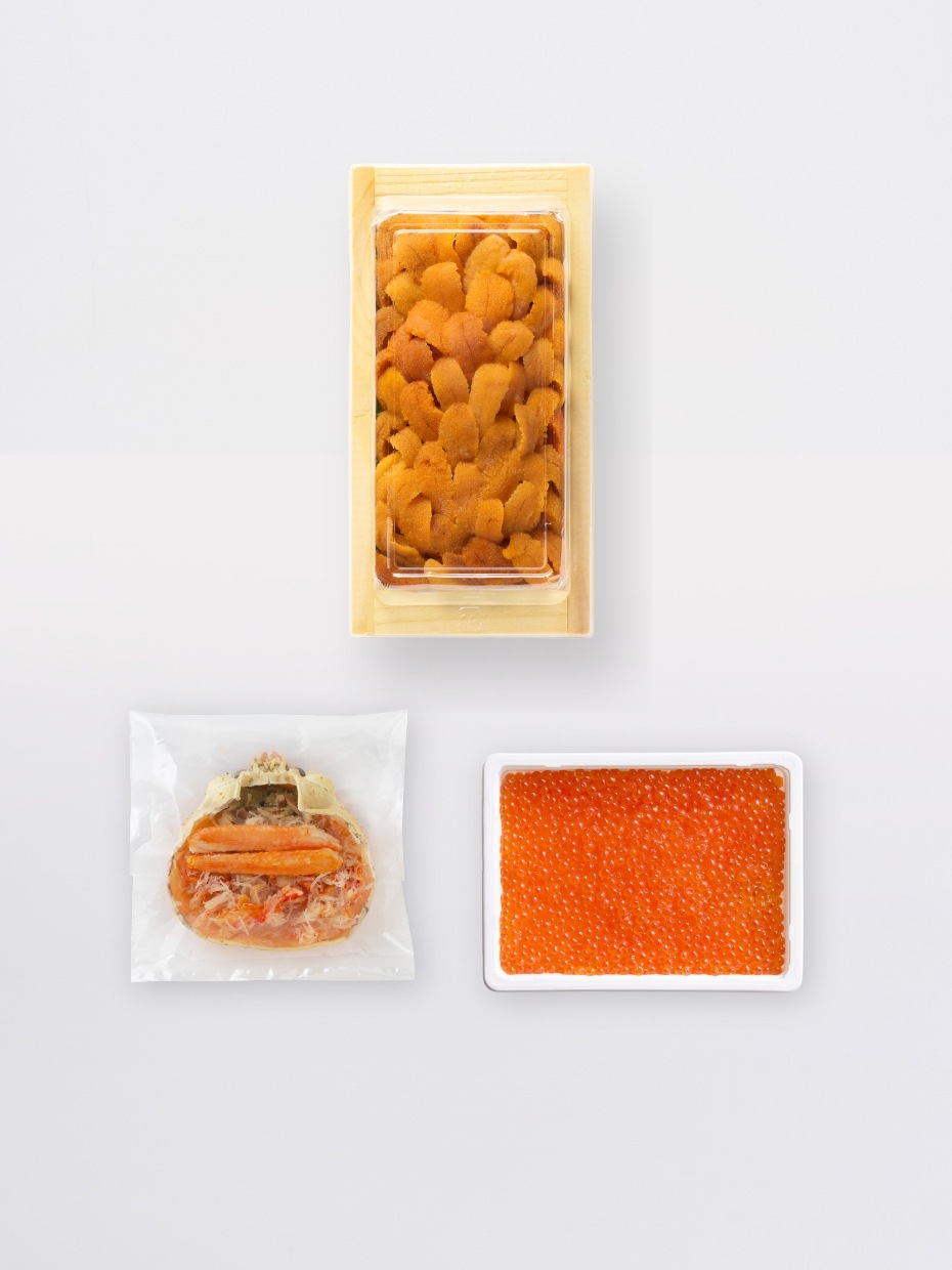 〈Kani-to特撰〉海鮮宝箱 3種詰合せ1セット ※Kani-to特製かに酢付き