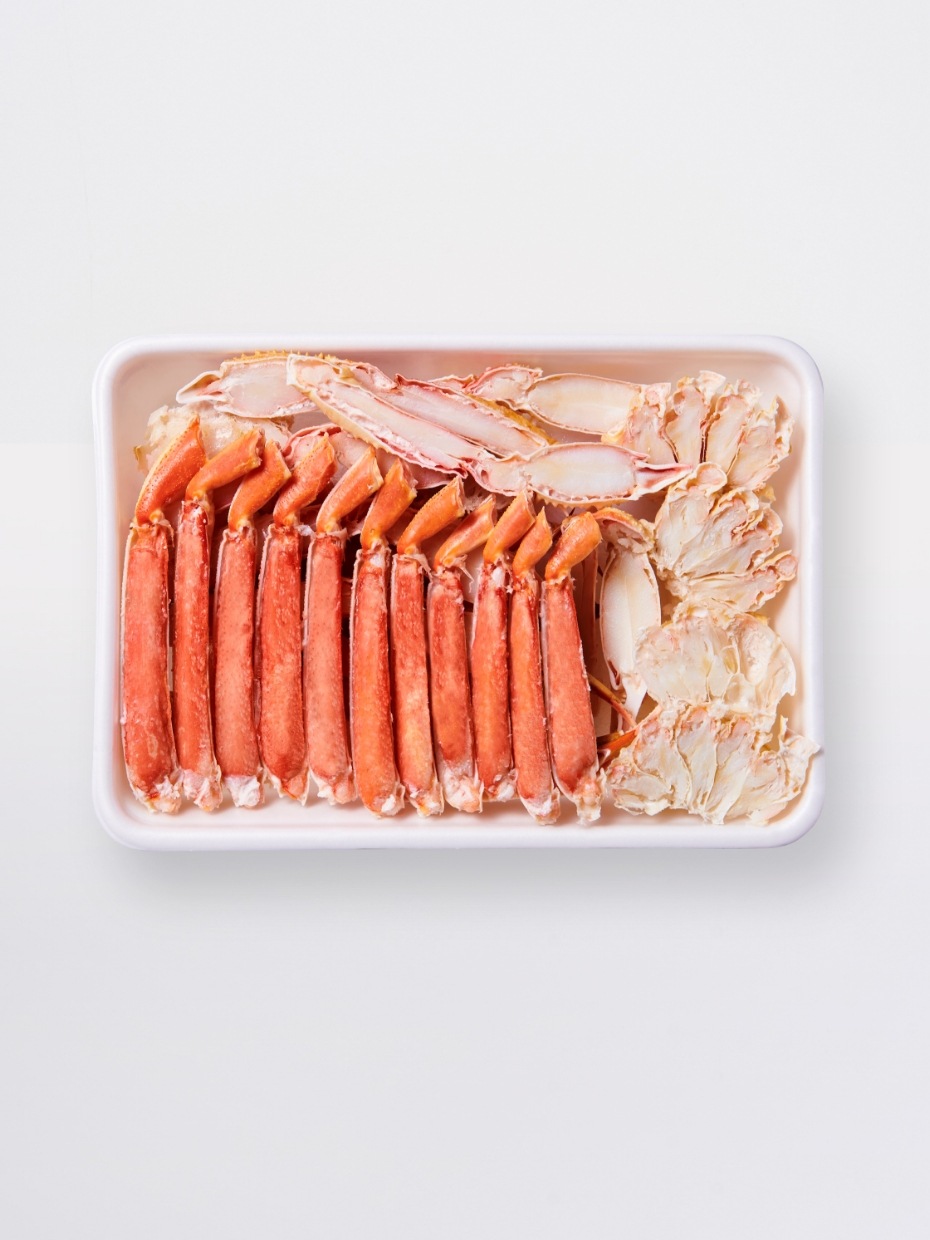 【2L～3Lサイズ】大型ボイルずわいハーフポーション 1kg ※Kani-to特製かに酢付き