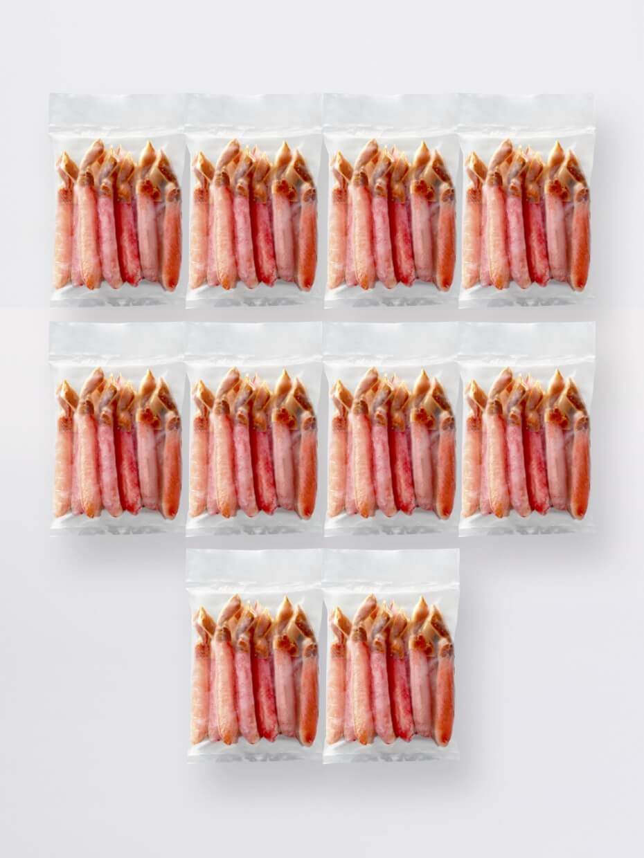 【5L～6Lサイズ】大型生ずわい棒肉フルポーション 500g（お刺身可） ※Kani-to特製かに酢付き