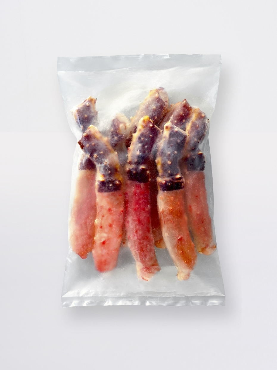 【5Lサイズ】北海道産 大型生たらば棒肉フルポーション 500g ※Kani-to特製かに酢付き