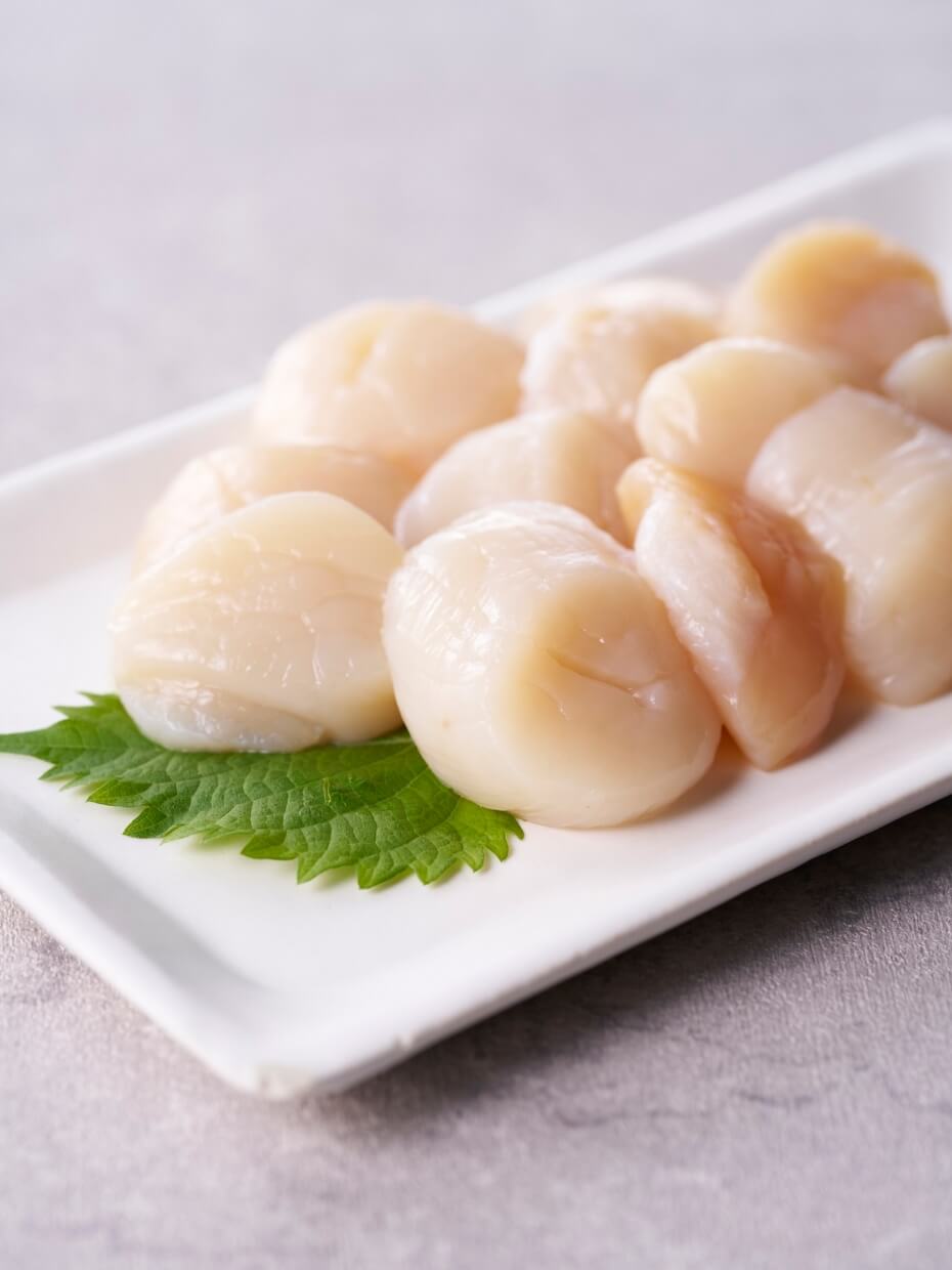 【無選別】北海道産 生ほたて貝柱（お刺身可） 100g×4パック