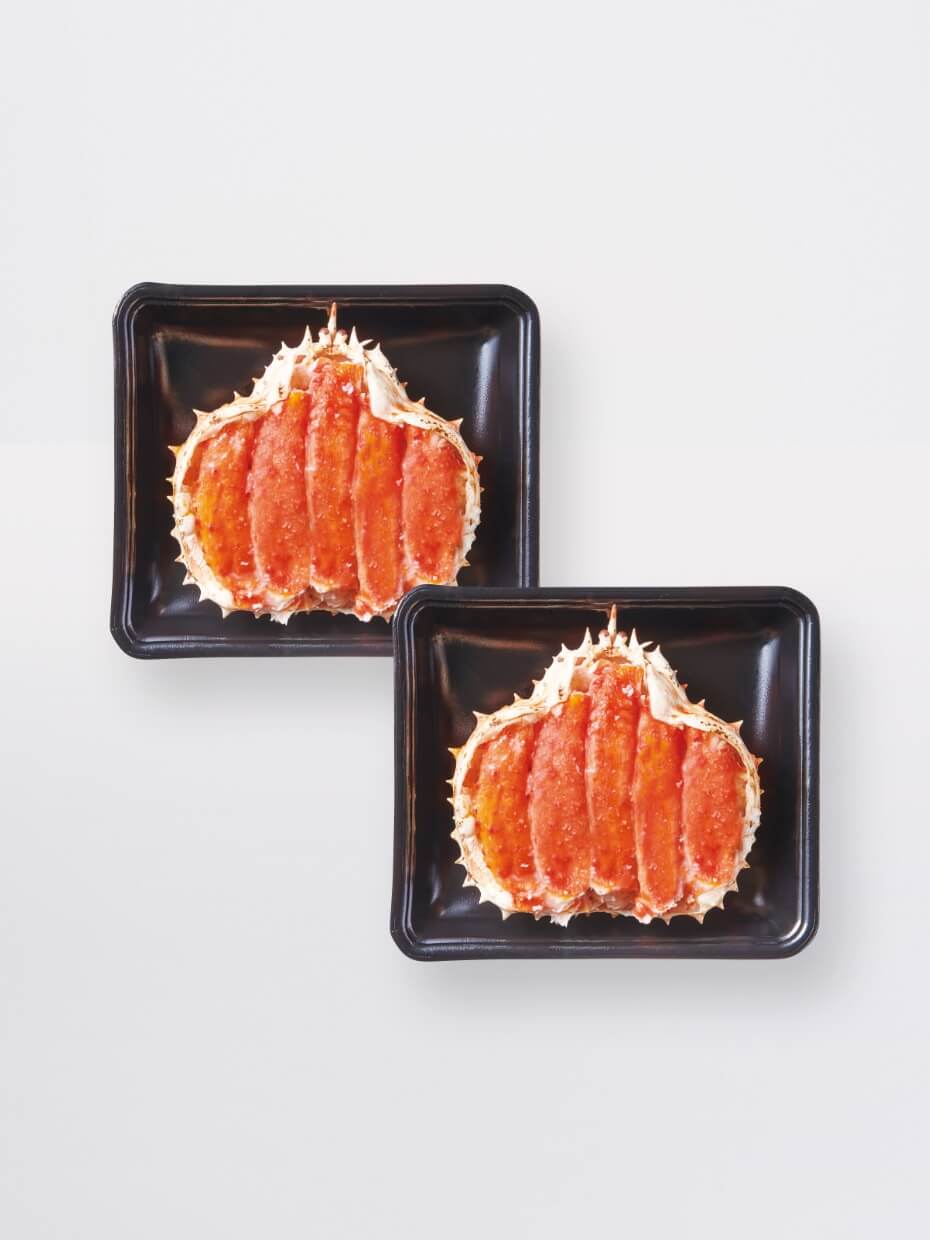 北海道産 特大ボイルたらば甲羅盛り ※Kani-to特製かに酢付き