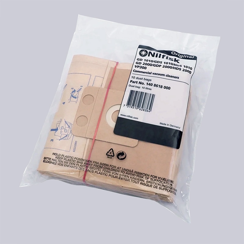 ニルフィスク VP300 ECO専用紙パック(茶色)(10枚入り) | 22：掃除機 