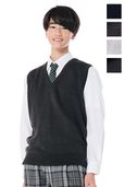 【日本製】無地スクールベスト(綿混) メンズ / KANKO Harajuku Select