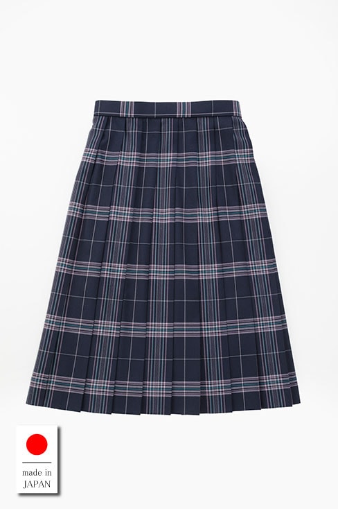 【丈長め】 チェックプリーツスカート （58cm丈） / KANKO Harajuku Select