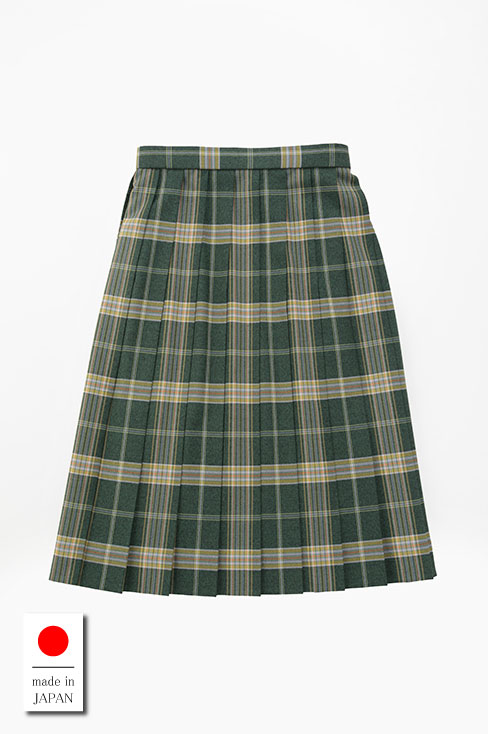 【丈長め】 チェックプリーツスカート （58cm丈） / KANKO Harajuku Select
