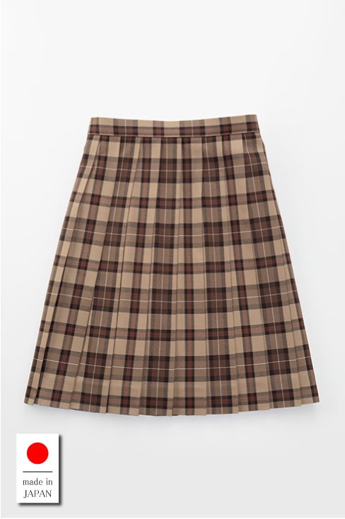 チェックプリーツスカート （48cm丈） / KANKO Harajuku Select