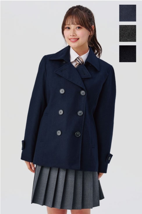 美品 EAST BOY ダッフルコート 紺 制服 EASTBOY 在庫限り20％off☆イーストボーイ スクールコート