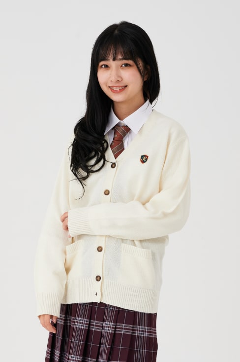 ワンポイント 刺繍 カーディガン / KANKO Harajuku Select