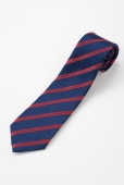 ストライプネクタイ ブルー / HANECTONE