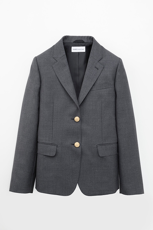 【受注生産 2026年8月末納品】 ブレザー （チャコール） / KANKO Harajuku Select