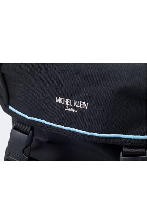 通学リュック デイパック ブラック×サックス / MICHEL KLEIN Scolaire