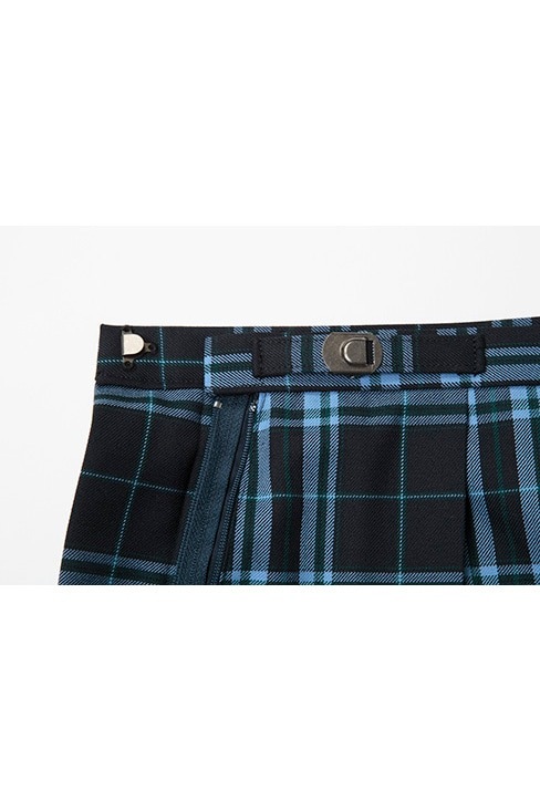 チェックプリーツスカート(45cm丈) / MICHEL KLEIN Scolaire