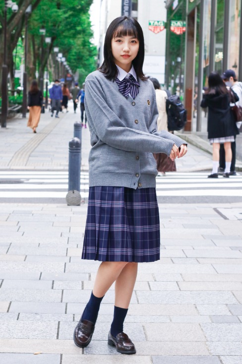 【受注生産 2026年8月末納品】 チェックプリーツスカート （ネイビー）  / KANKO Harajuku Select