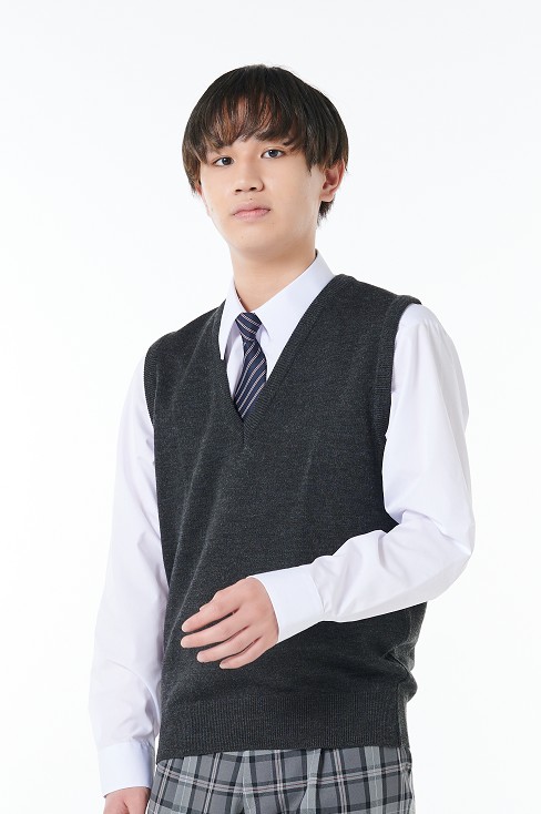 メンズ ストライプワンタッチタイ ネイビー / KANKO Harajuku Select