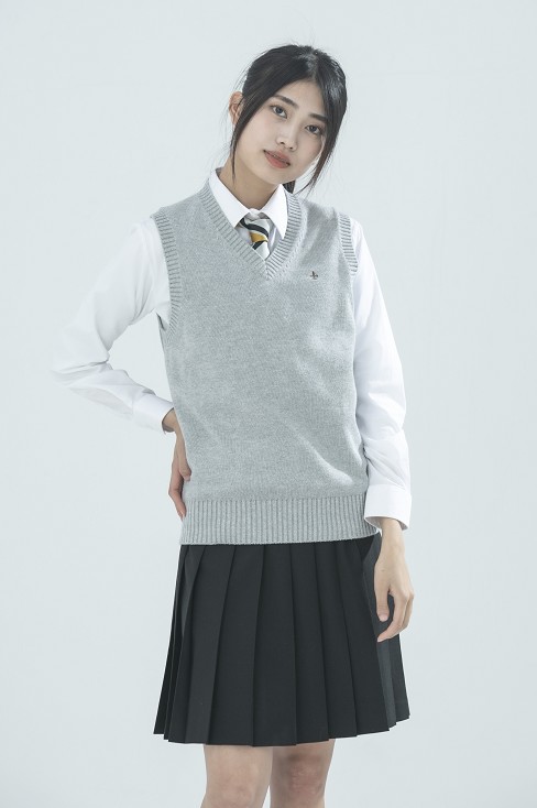 【受注生産 2026年8月末納品】無地プリーツスカート (ネイビー) / KANKO Harajuku Select