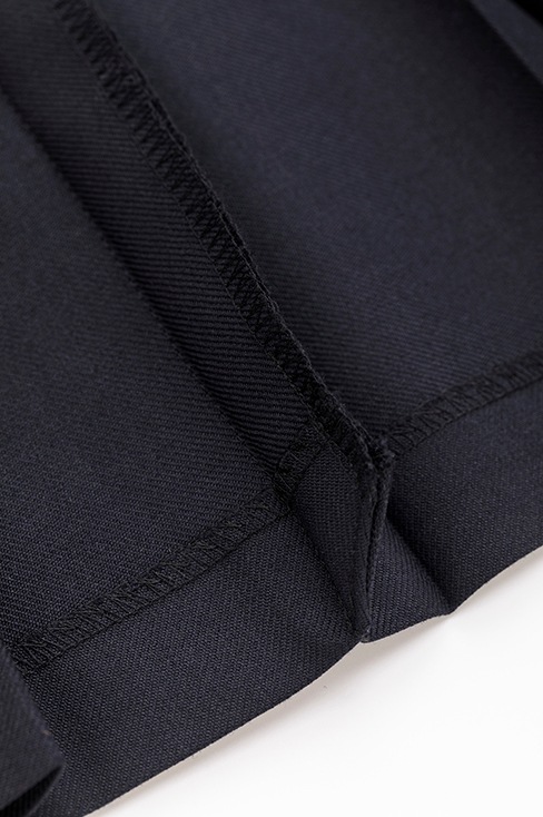 【受注生産 2026年8月末納品】無地プリーツスカート (ブラック) / KANKO Harajuku Select