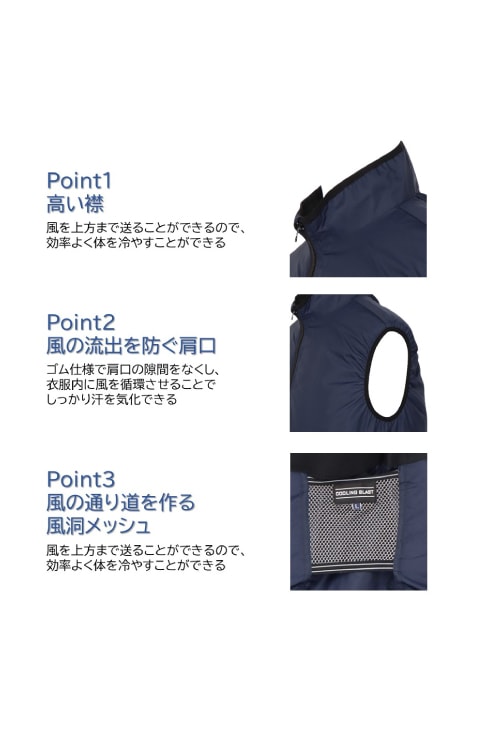 ファン付き専用ベスト / Linxas