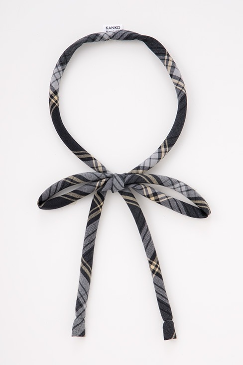 チェック柄ひもリボン / KANKO Harajuku Select