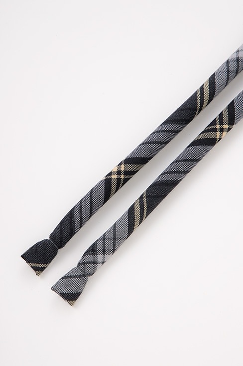 チェック柄ひもリボン / KANKO Harajuku Select