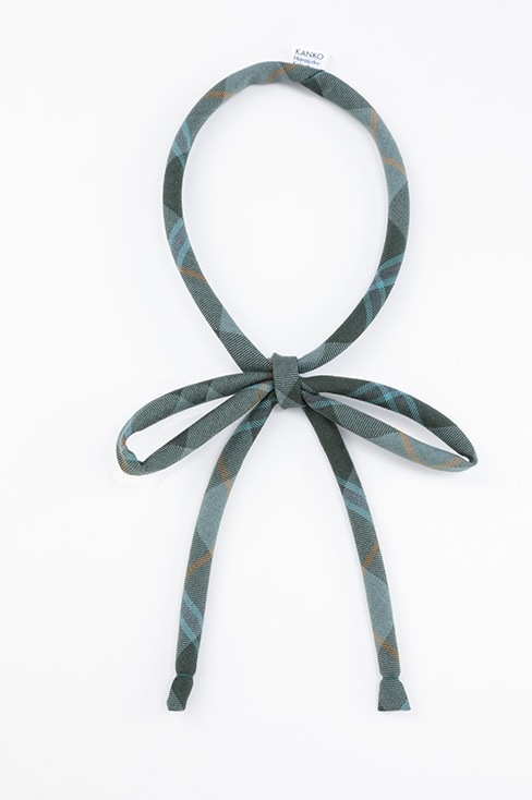 チェック柄ひもリボン / KANKO Harajuku Select