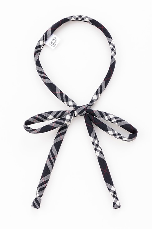 チェック柄ひもリボン / KANKO Harajuku Select
