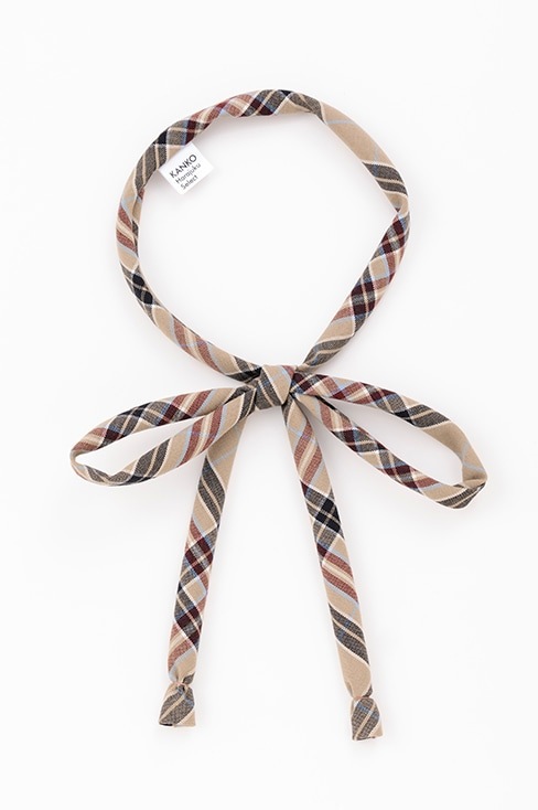 チェック柄ひもリボン / KANKO Harajuku Select