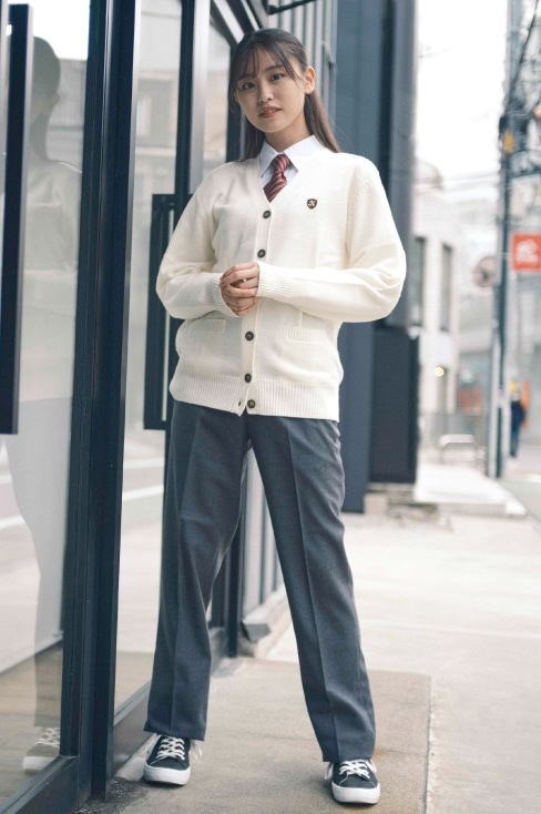 【女子サイズ】 無地スラックス グレー/ KANKO Harajuku Select