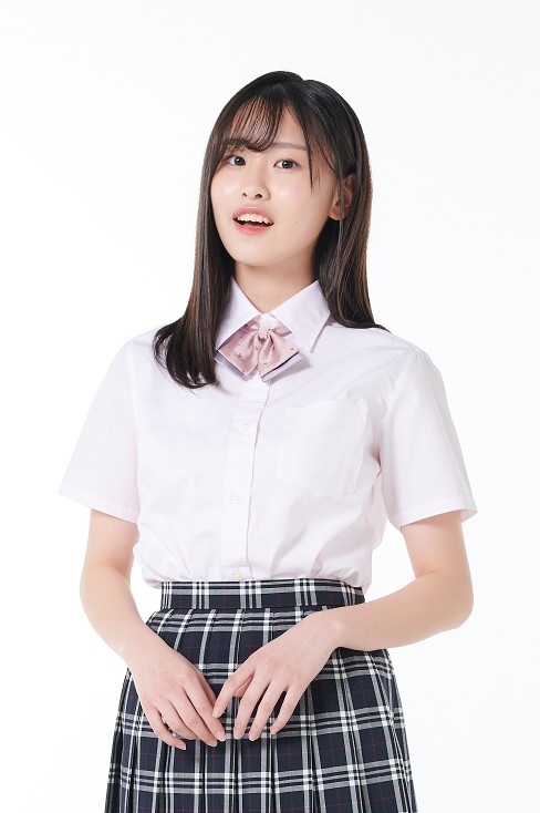 半袖スクールシャツのピンクと水色は制服通販のカンコーオンライン