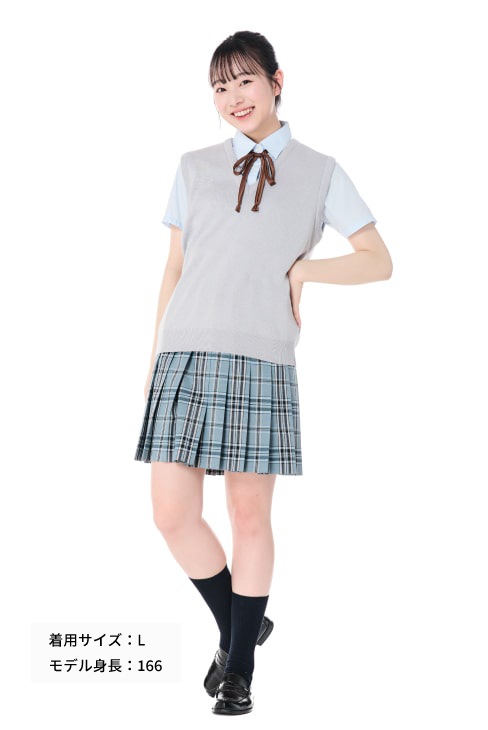 半袖スクールシャツのピンクと水色は制服通販のカンコーオンライン