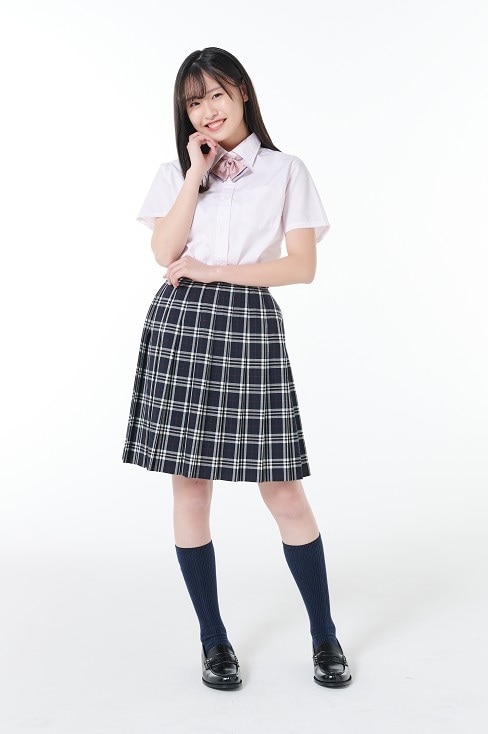 半袖スクールシャツのピンクと水色は制服通販のカンコーオンライン